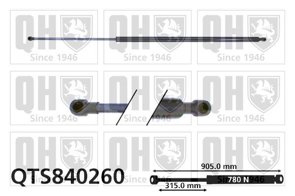 Muelle neumático QUINTON HAZELL ref. QTS840260