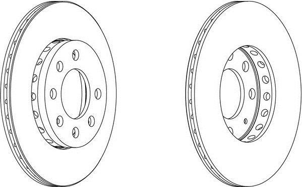 Disques de frein FERODO DDF1161