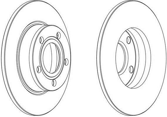 Disques de frein FERODO  ref. DDF1177