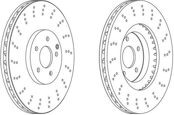 Disques de frein FERODO DDF1650