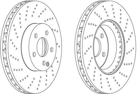 Disques de frein FERODO DDF1694