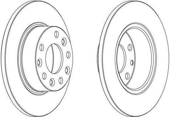 Disques de frein FERODO DDF353