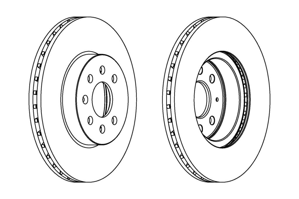 Disques de frein FERODO DDF1374C