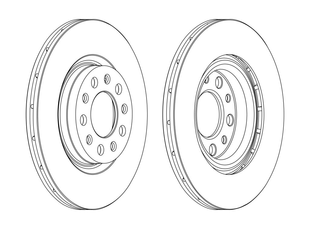 Disques de frein FERODO DDF1456C