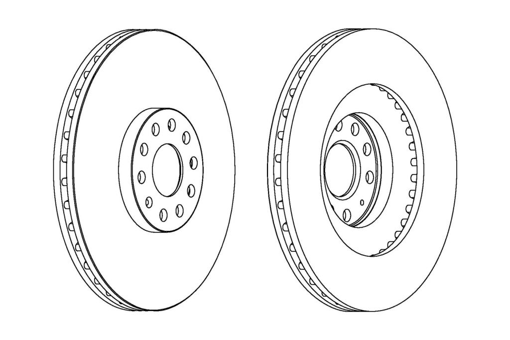 Discos de freno FERODO ref. DDF1504C-1