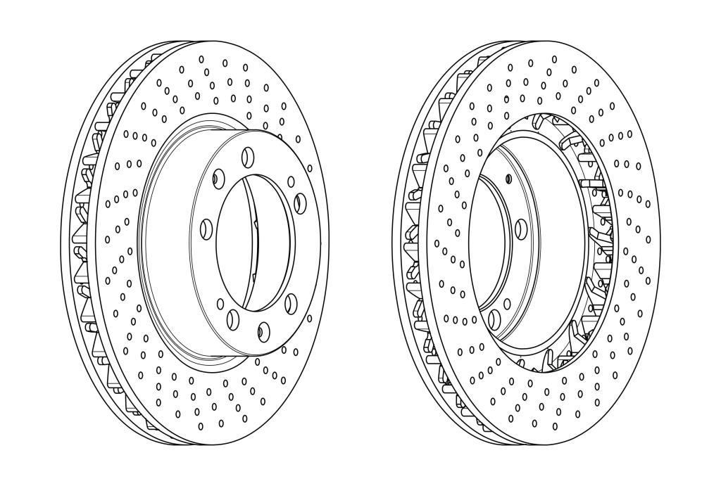 Disque de frein avant droit FERODO DDF1592RC-1
