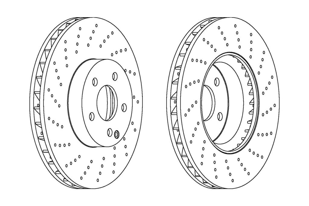 Disques de frein FERODO DDF1694C-1