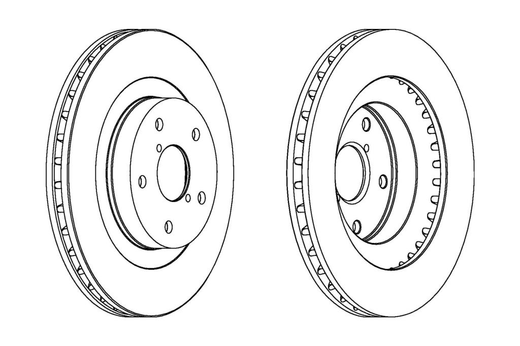 Discos de travão FERODO DDF1857