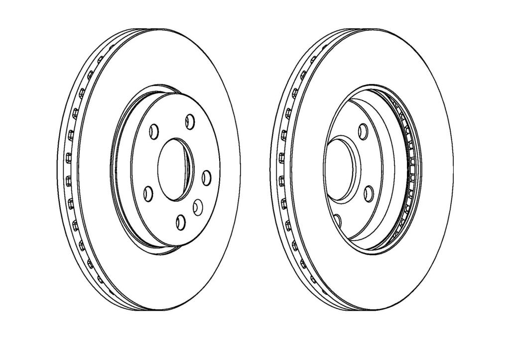 Discos de travão FERODO DDF1869