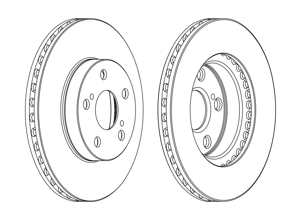 Discos de travão FERODO DDF1886C