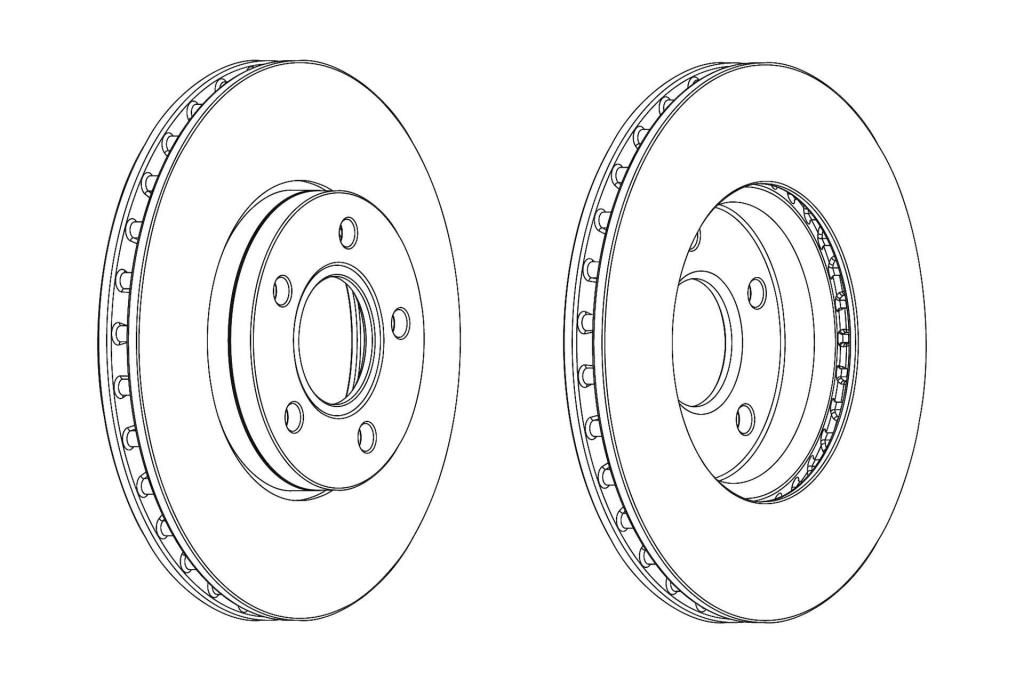 Disques De Frein Avant FERODO DDF2062C - 278mm, Ventilés, Pour Ford Focus Mk3, C-Max, Etc.