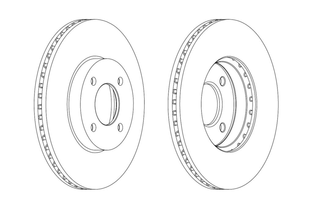 Disques de frein FERODO DDF2067C