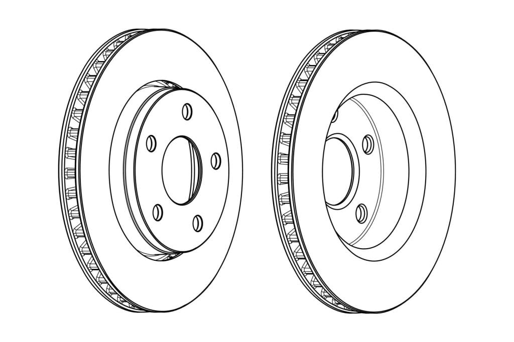 Disques de frein FERODO DDF2098C
