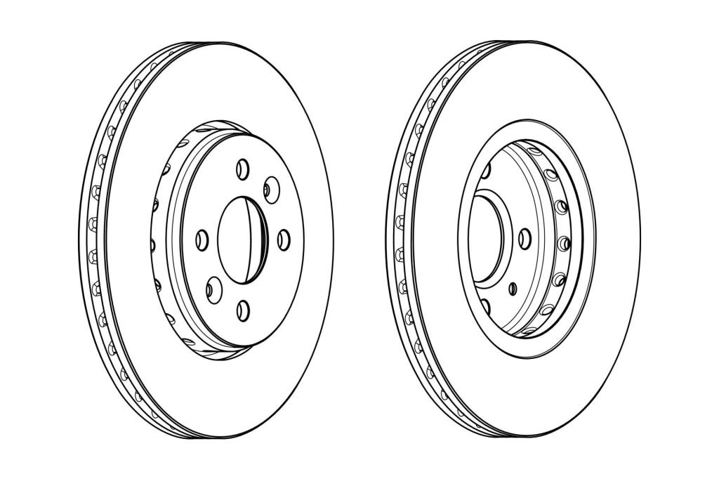 Discos de freno FERODO ref. DDF2350C