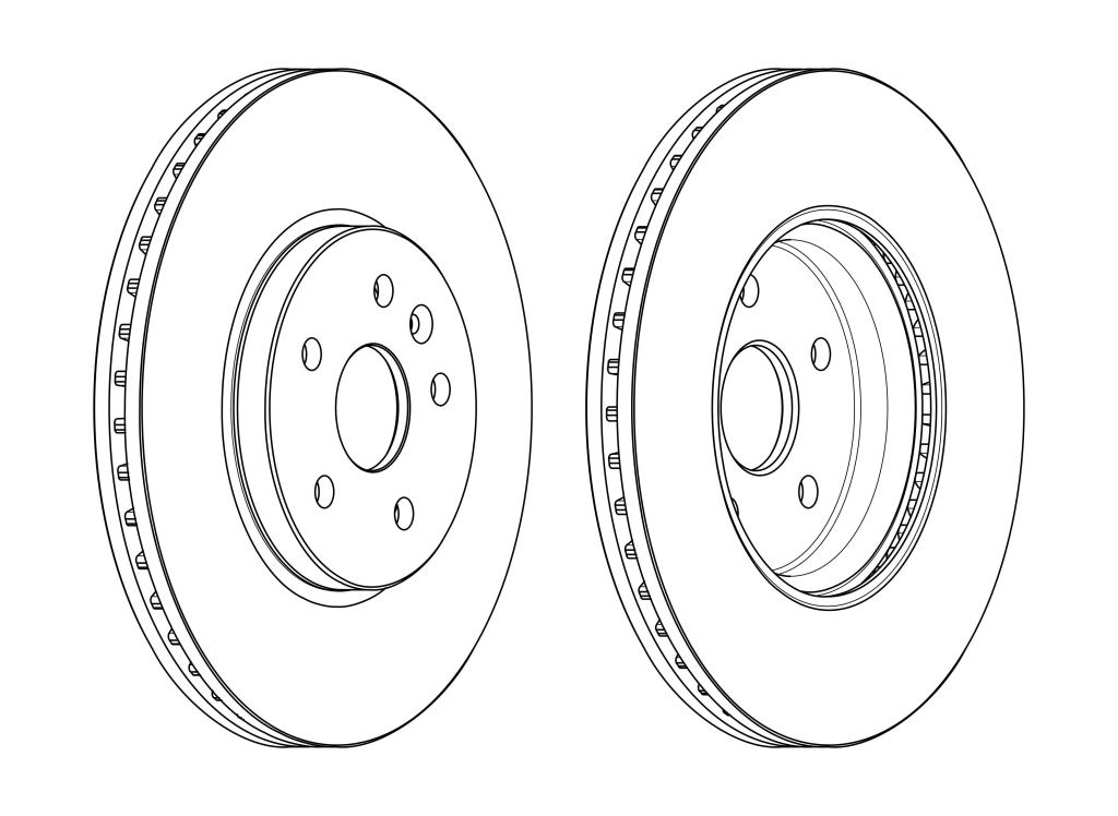 Disques de frein FERODO ref. DDF2385C