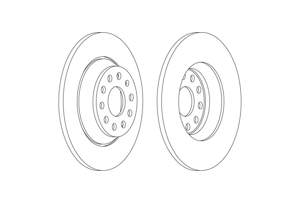 Disques de frein FERODO ref. DDF2506C