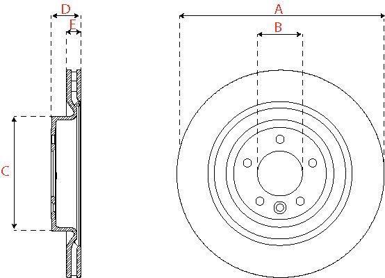 Discos de freno FERODO ref. DDF2550C-1