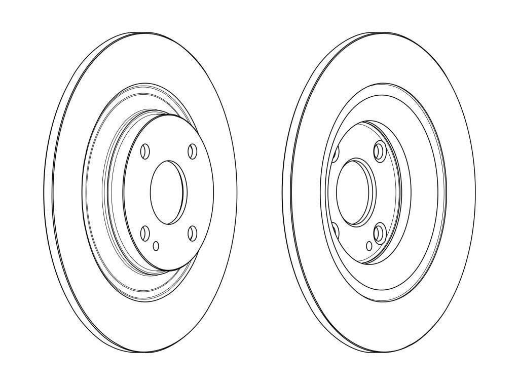Disques de frein FERODO DDF2593C