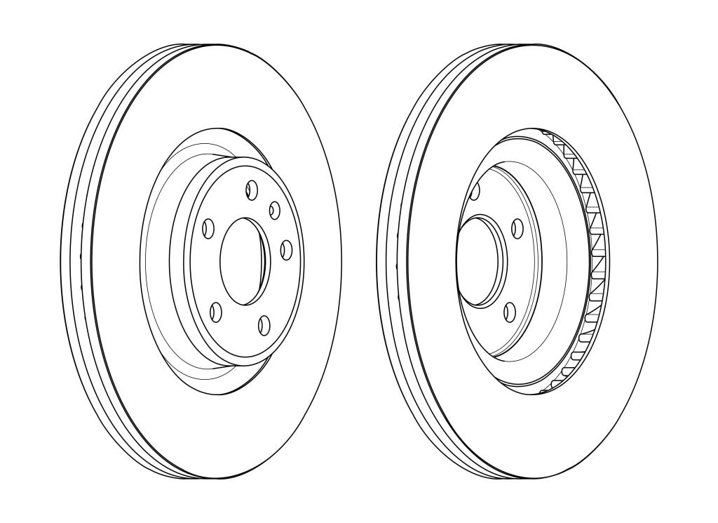 Discos de freno FERODO ref. DDF2597C-1
