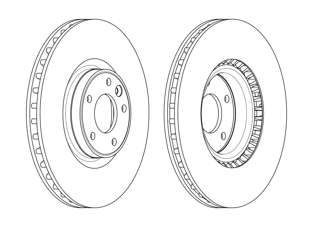 Discos de freno FERODO ref. DDF2601C-1