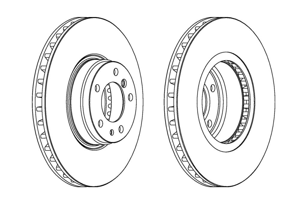 Disques de frein FERODO DDF832C-1