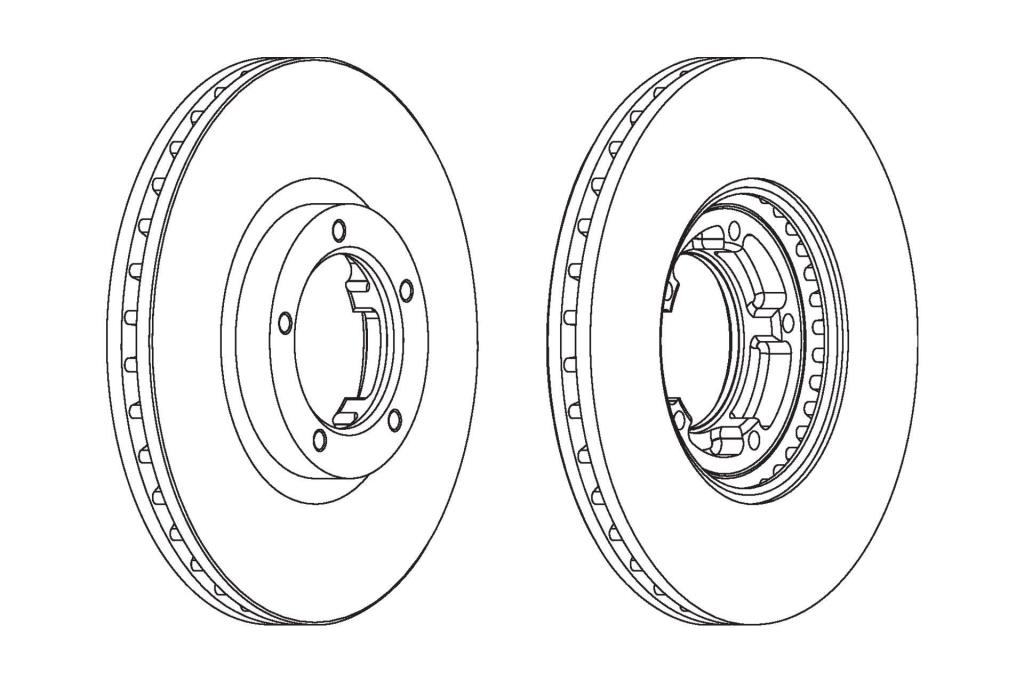 Disques de frein FERODO DDF848