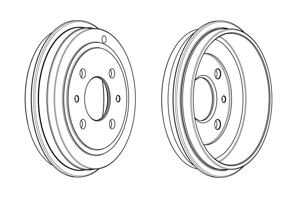Tambour de frein FERODO  ref. FDR329005