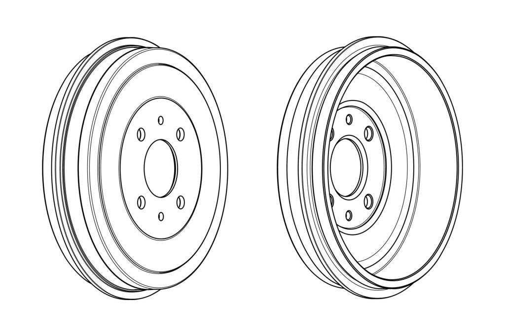 Tambour de frein FERODO ref. FDR329006