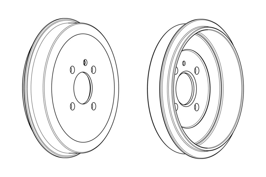 Tambour de frein FERODO ref. FDR329029