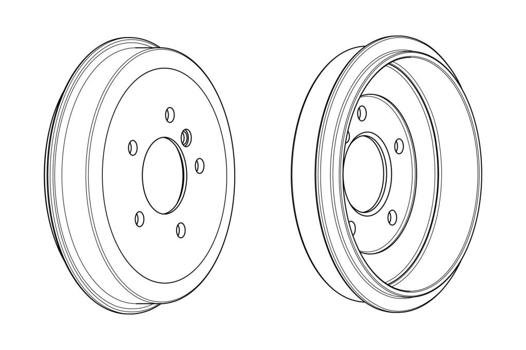 Tambour de frein FERODO  ref. FDR329030