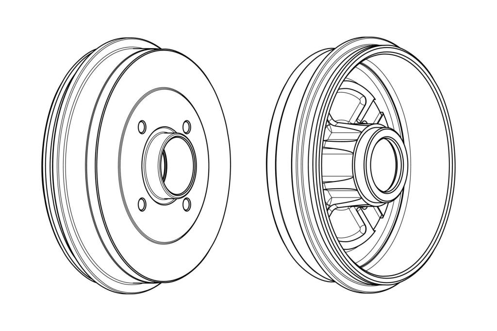 Tambour de frein FERODO  ref. FDR329114
