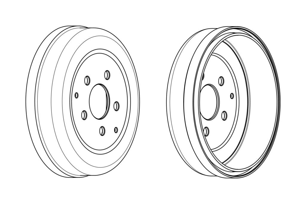 Tambour de frein FERODO  ref. FDR329131