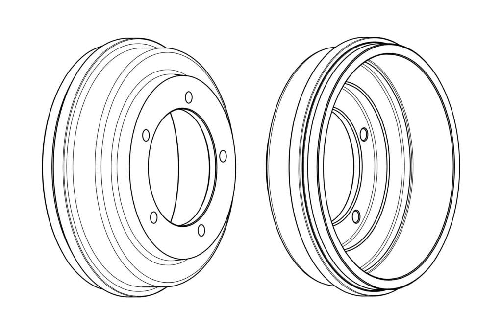 Tambour de frein FERODO ref. FDR329192