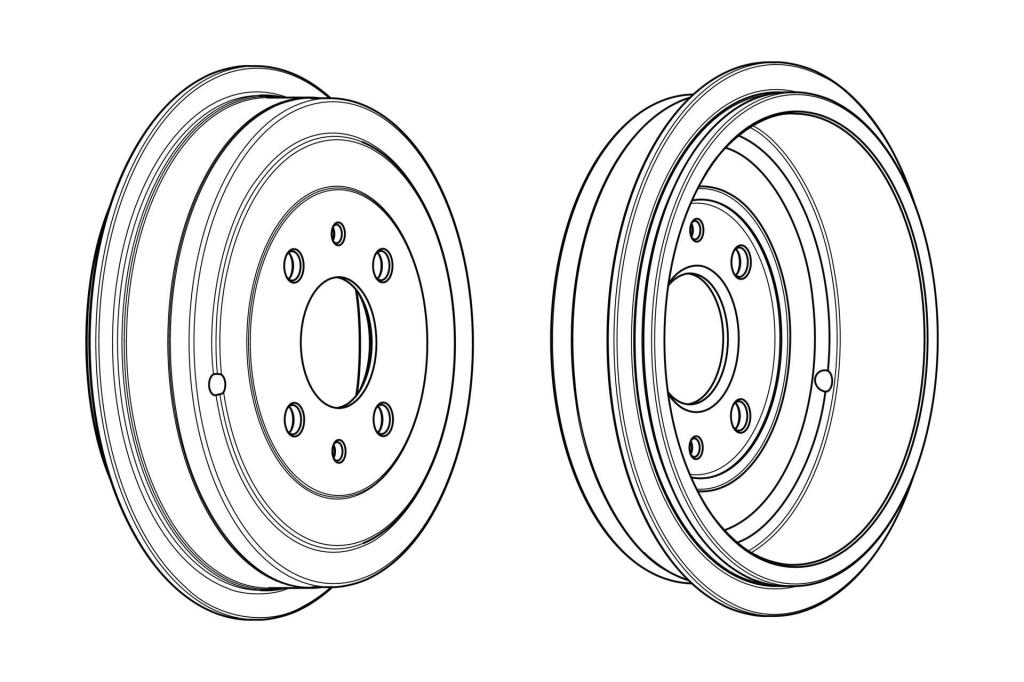 Tambour de frein FERODO ref. FDR329211