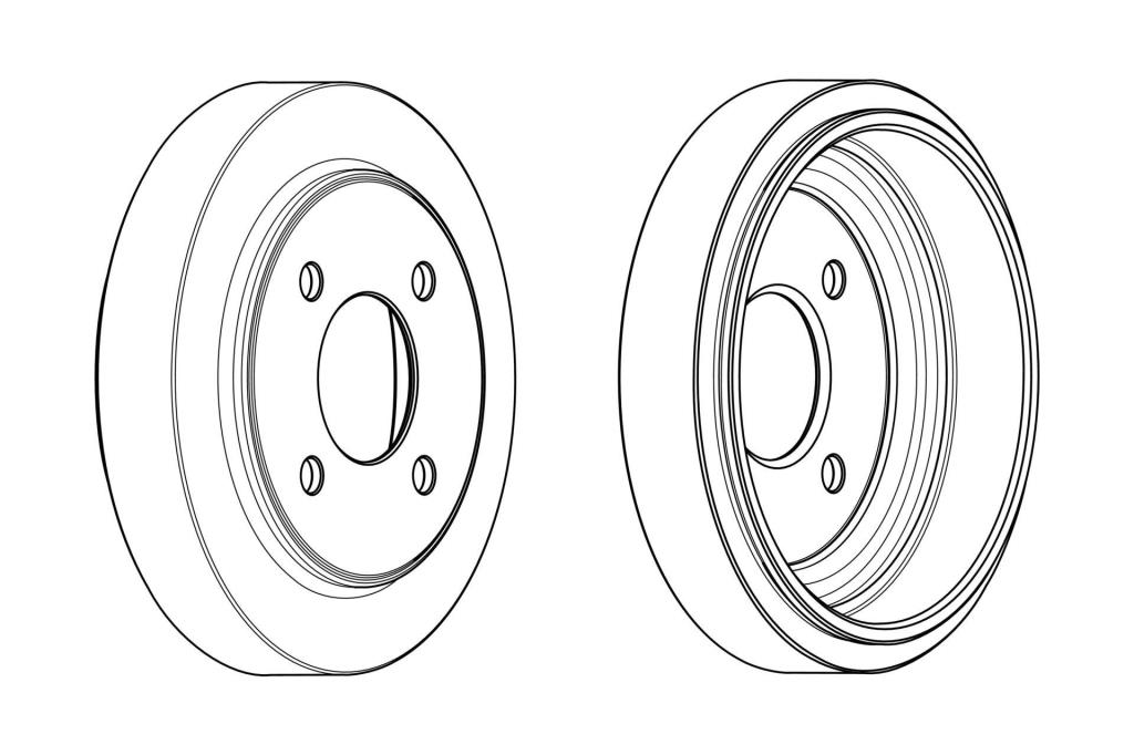 Tambour de frein FERODO ref. FDR329216