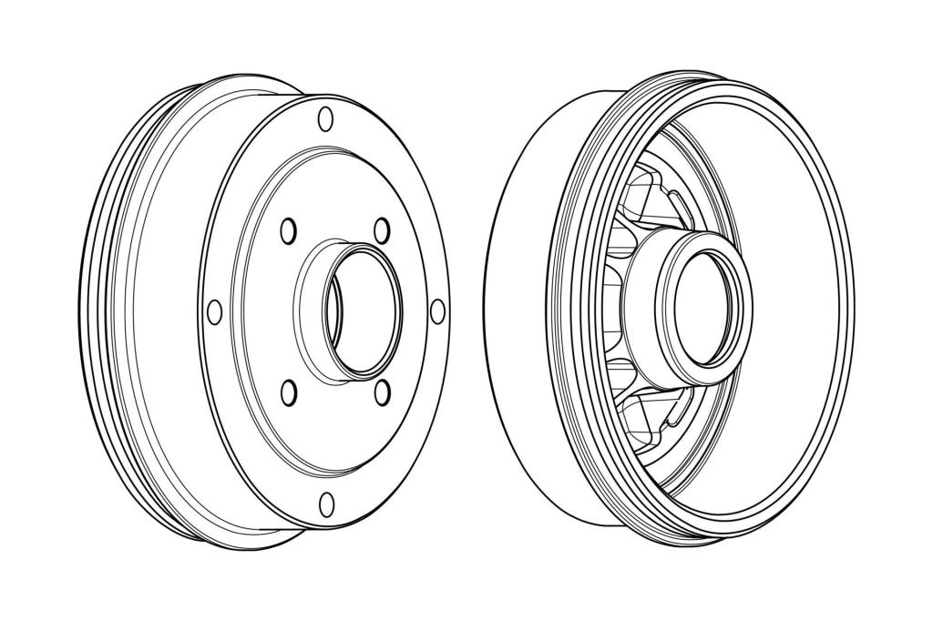 Tambour de frein FERODO  ref. FDR329224