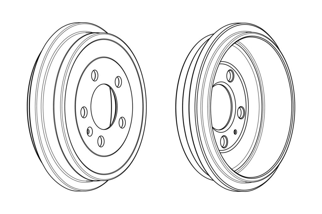 Tambour de frein FERODO  ref. FDR329253