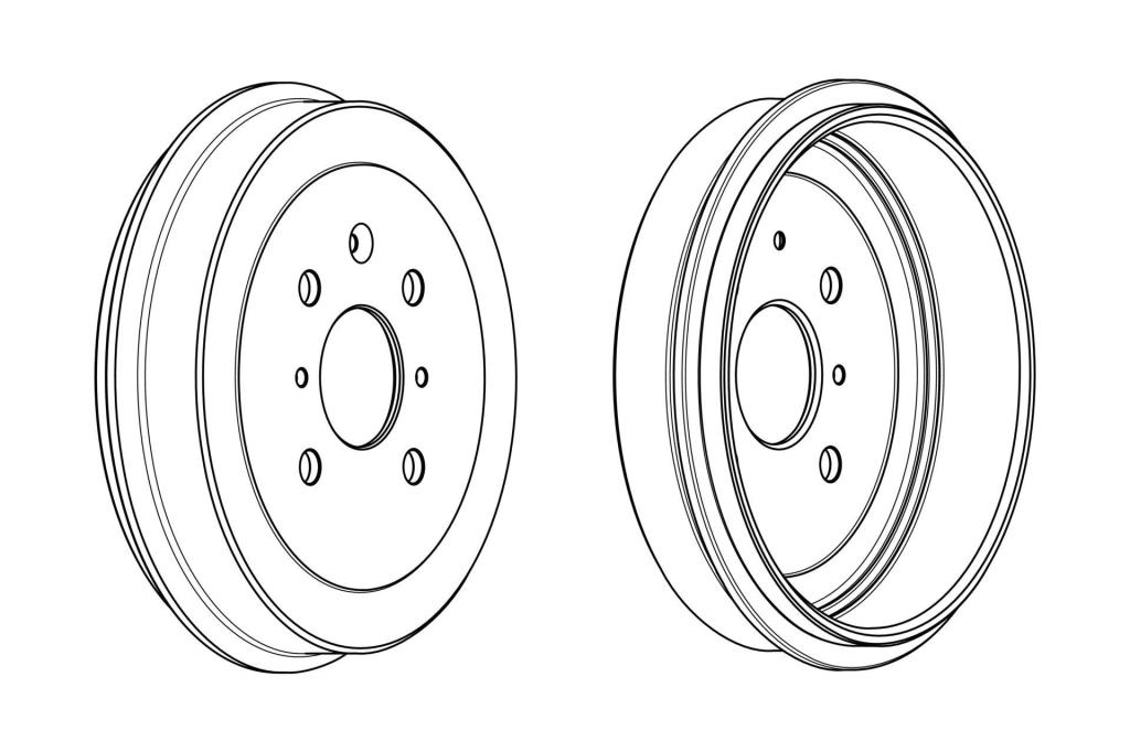 Tambour de frein FERODO ref. FDR329265