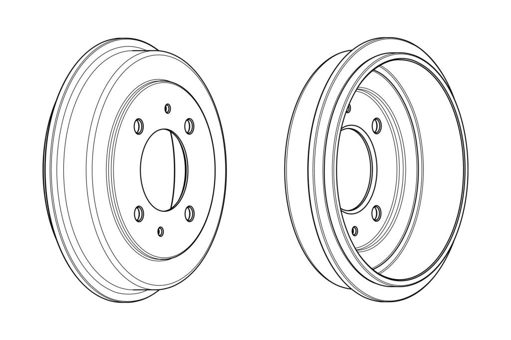 Tambour de frein FERODO  ref. FDR329274