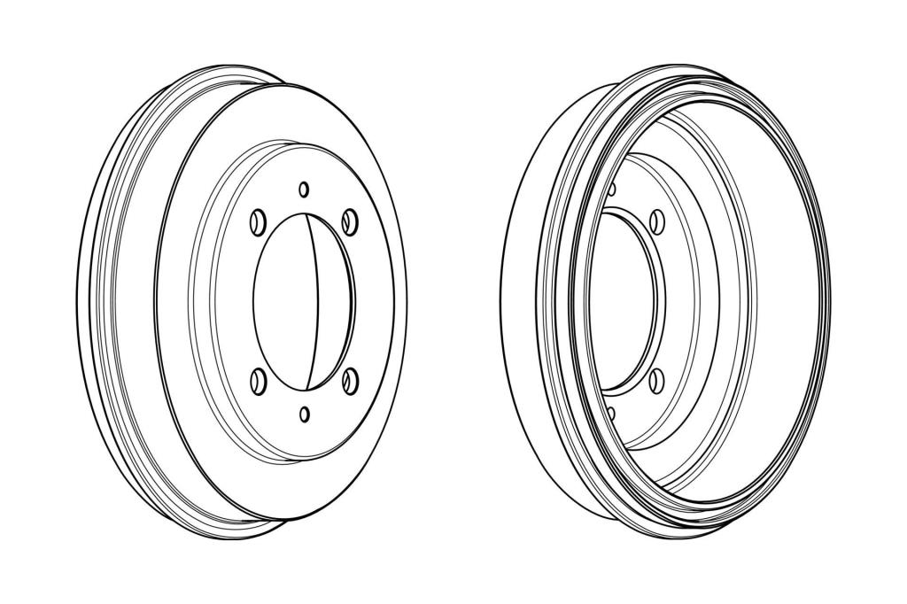 Tambour de frein FERODO ref. FDR329275