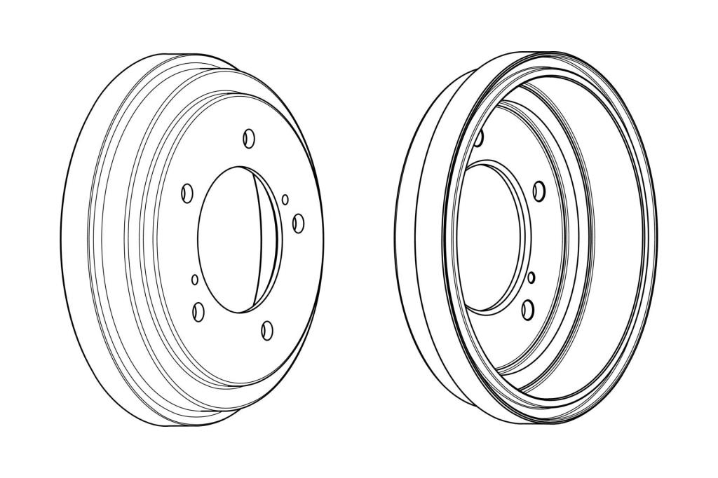 Tambour de frein FERODO ref. FDR329277
