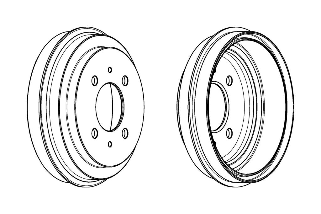 Tambour de frein FERODO ref. FDR329281