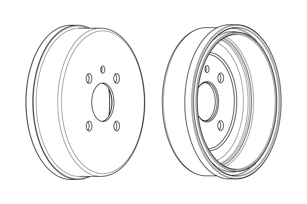 Tambour de frein FERODO  ref. FDR329292