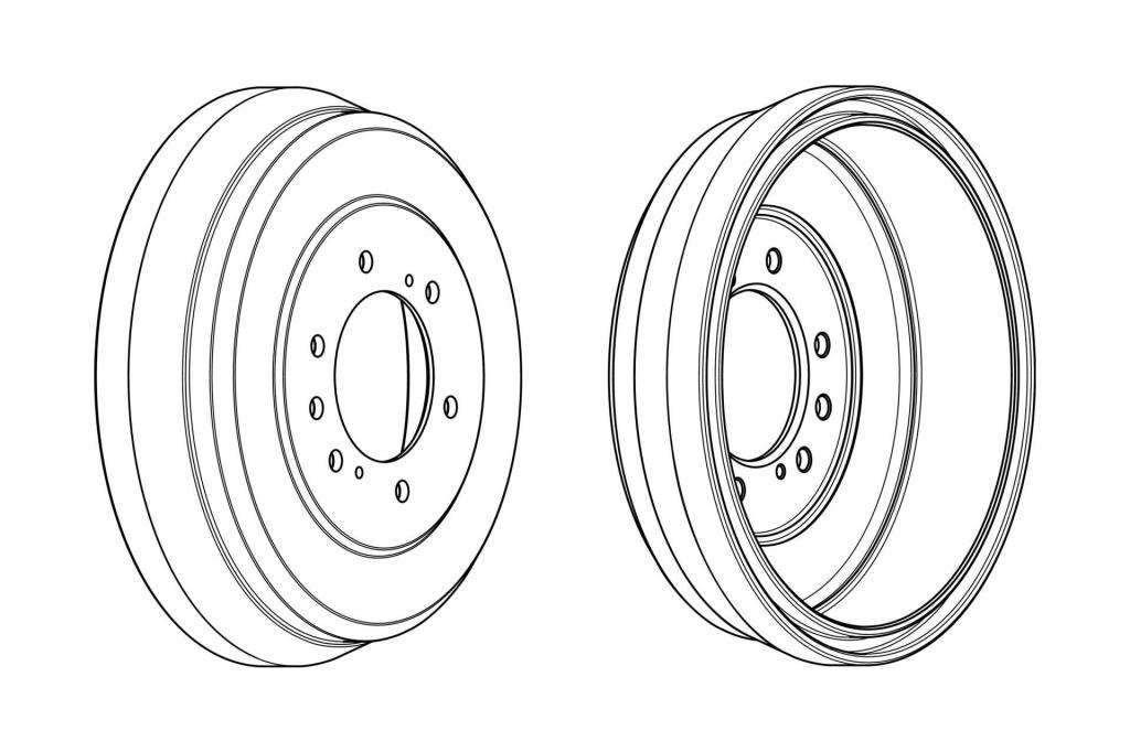 Tambour de frein FERODO  ref. FDR329306