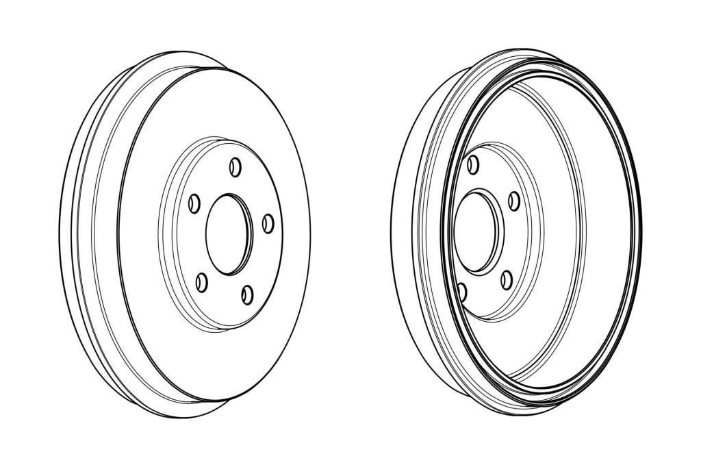 Tambour de frein FERODO  ref. FDR329314