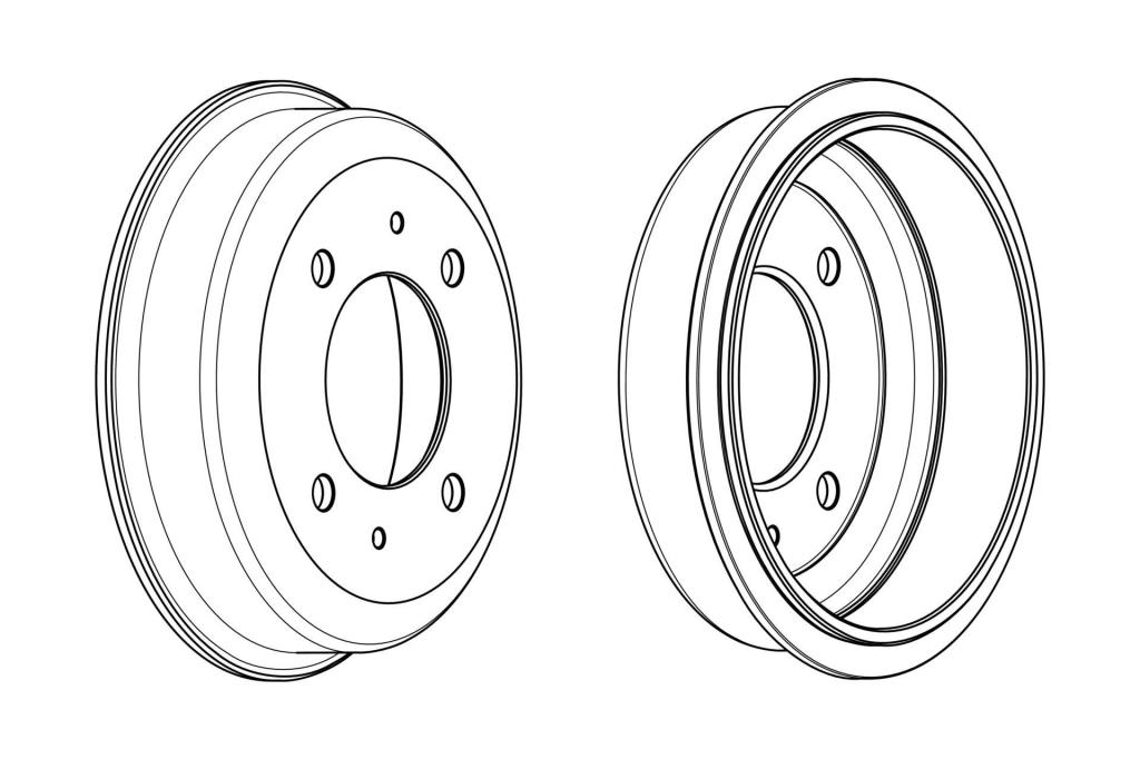 Tambour de frein FERODO  ref. FDR329319