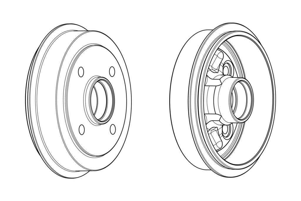 Tambour de frein FERODO ref. FDR329320