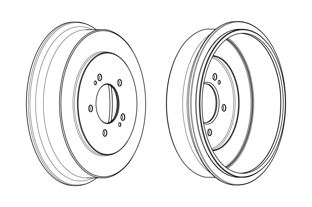 Tambour de frein FERODO ref. FDR329334