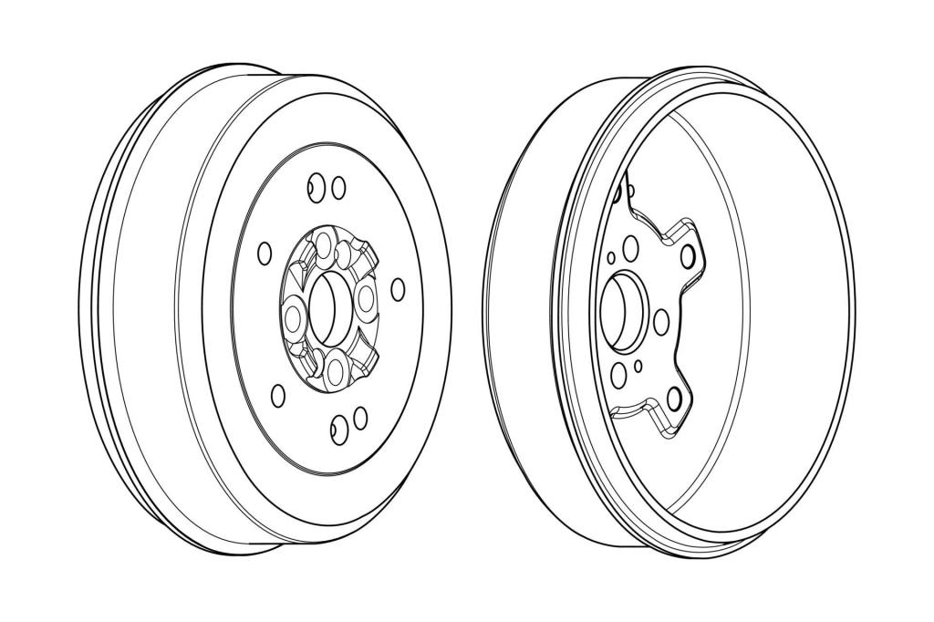 Tambour de frein FERODO ref. FDR329337