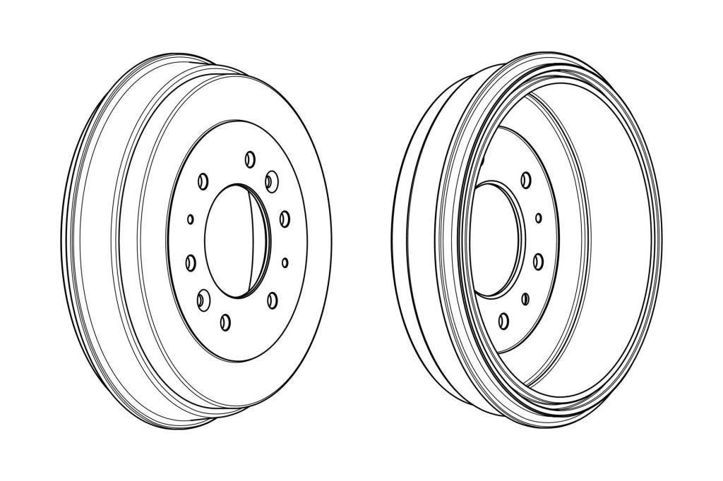 Tambour de frein FERODO  ref. FDR329345